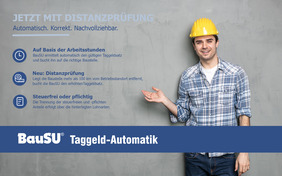 Taggeld-Automatik mit Distanzprüfung Bau
